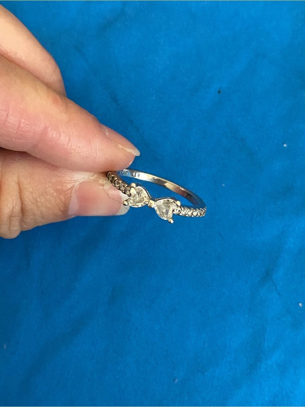 Pandora Sparkling Bow Ring
